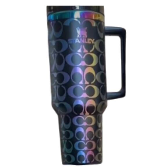 COACH X STANLEY QuencherTumbler 40 oz Coach Logo on Black NIB - Picture 1 of 2